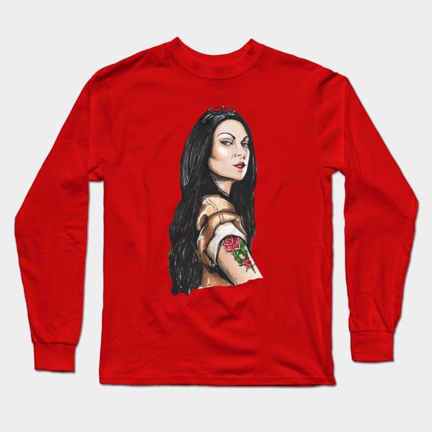 Alex Vause Long Sleeve T-Shirt by Pendientera